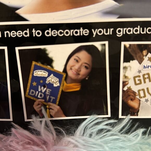 GRADUATION Sticker & Stencil decorating kit - Picture 6 of 9